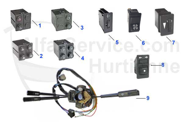 Druckschalter 1987-93