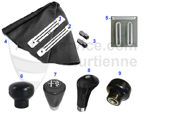 pomello cambio/cuffia cambio