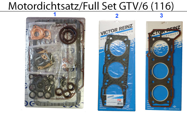 kit juntas motor GTV/6