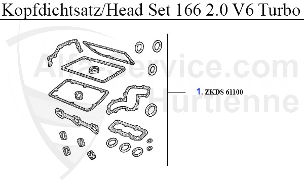 serie guarnizioni testata