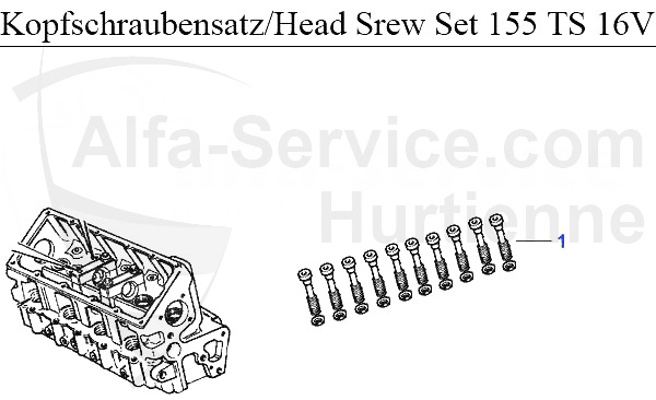 Kopfschraubensatz