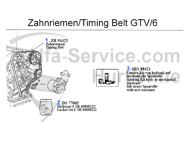 correa dentada GTV/6