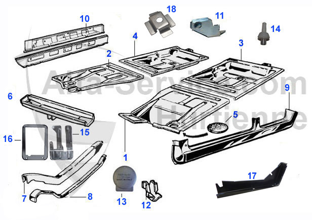 Schweller/Bodenbleche