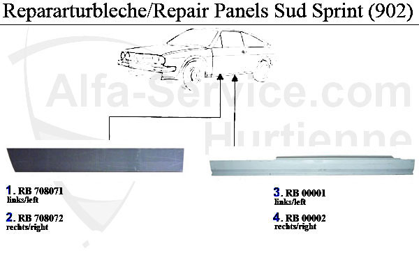 chapas reparacion Sud Sprint 1