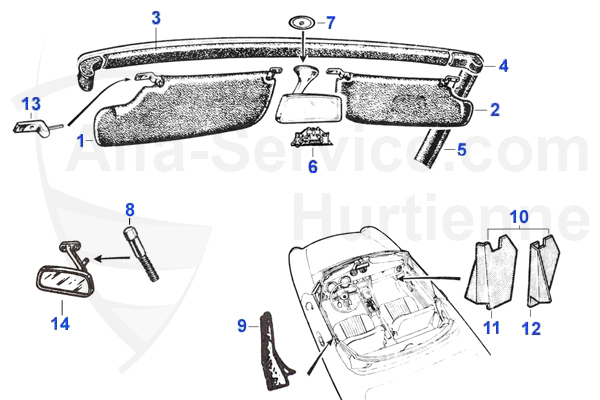 parasoles/vestido parabrisas