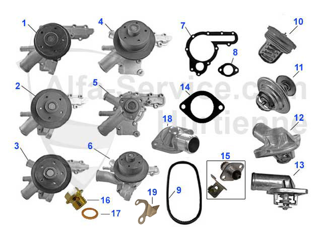 WATER PUMPS/THERMOSTATS