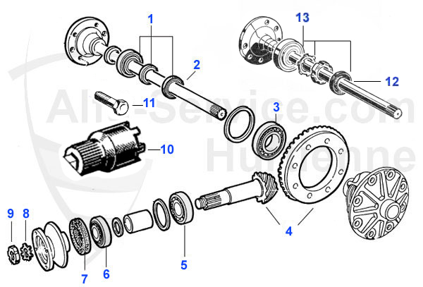 WHEEL BEARING/DIFFERENTIAL