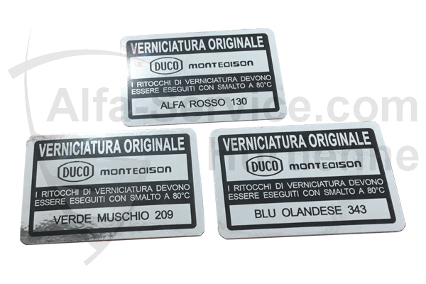 STICKER FOR COLOR CODE