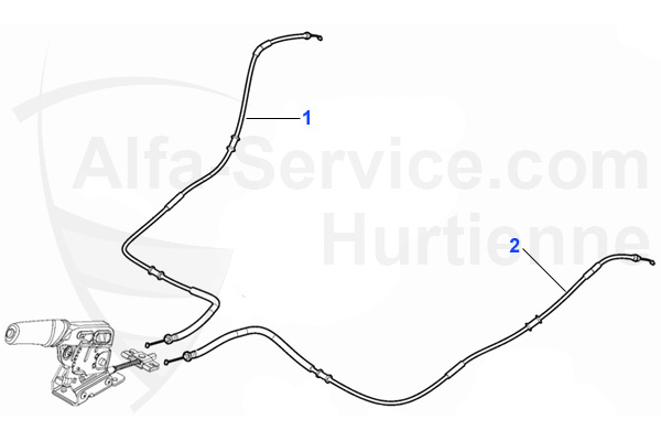 cable de freno de mano