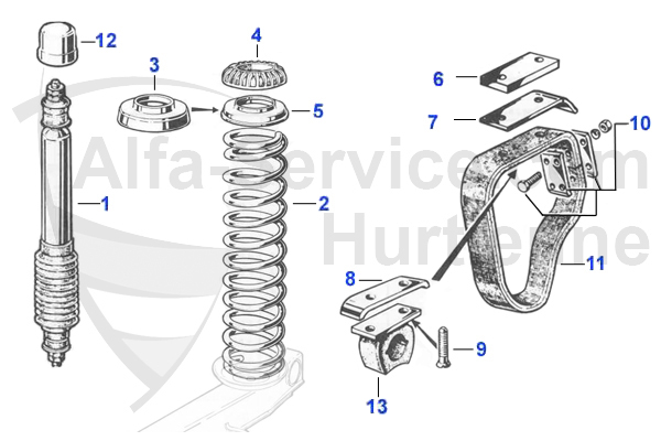 suspension/amortiguadores/barra