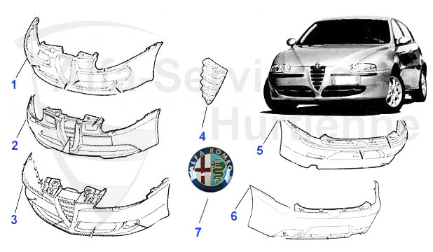 Stoßstange/Kühlergrill/Zierleiste