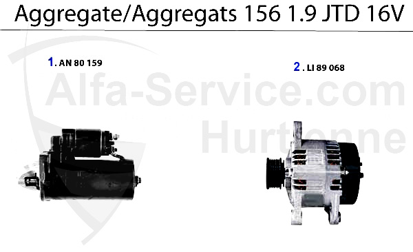 Aggregats 1.9 JTD 16V
