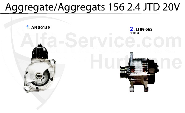 Aggregats 2.4 JTD 20V