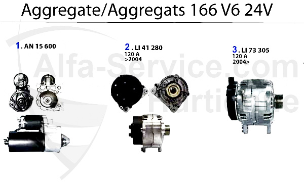 AGGREGATS V6 24V