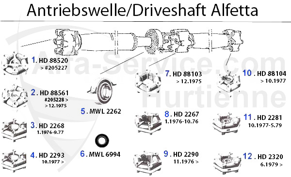 Antriebswelle 1.6/1.8/2.0