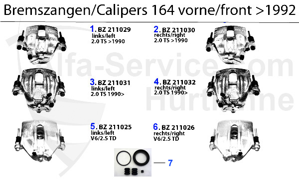 pastiglie anteriori anno >92