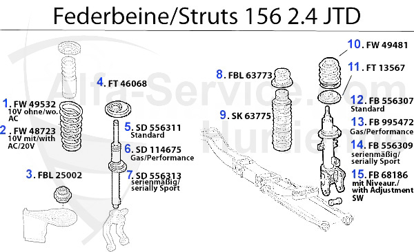 amortiguadores 2.4 JTD 10/20V