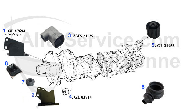 Getriebe 1.6/1.8/2.0