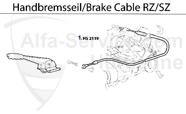 Câble frein à main
