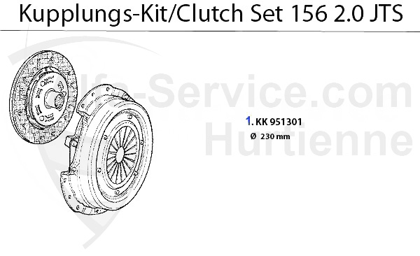 kit frizione 2.0 JTS