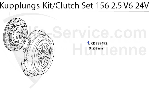 kit embrague 2.5 V6 24V