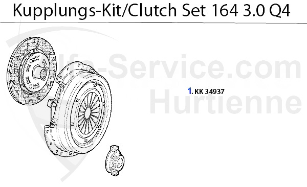 Kit embrayage 3.0 Q4