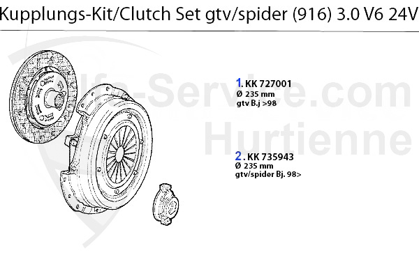 Kupplungs-Kit 3.0 V6 24V