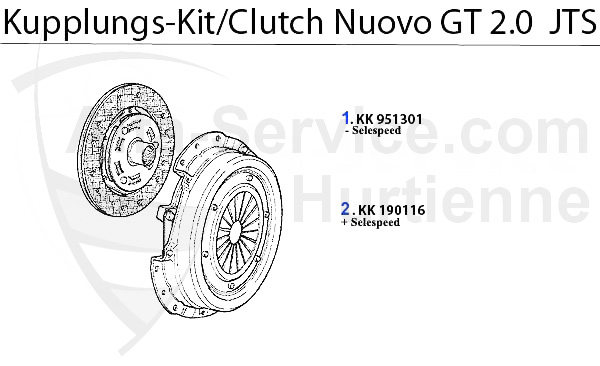 CLUTCH SET 2.0 JTS