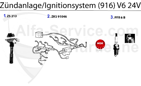 Zündanlage 3.0/3.2 V6 24V
