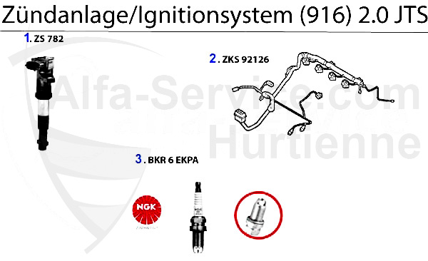 Zündanlage 2.0 JTS