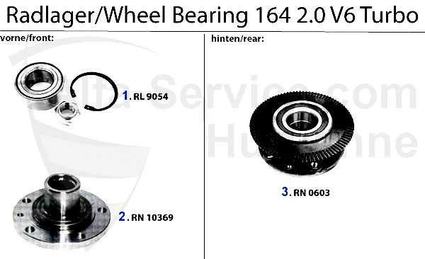 WHEEL BEARING 2.0 V6 Turbo