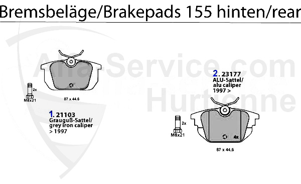 pastiglie posteriori