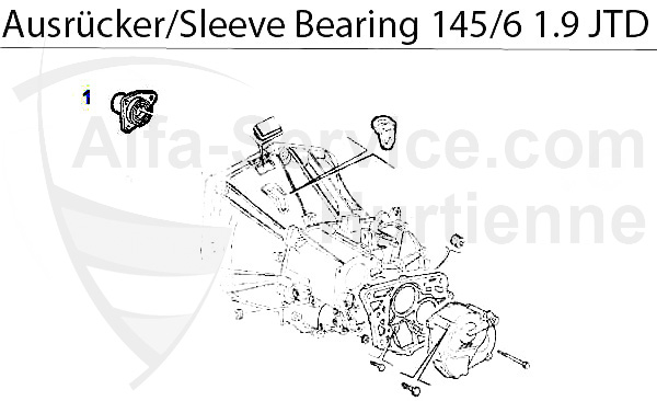 GUIDE BUSH f. SLEEVE BEARING 145/6 1.9 J