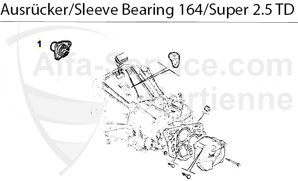 GUIDE BUSH f. SLEEVE BEARING 2.5 TD