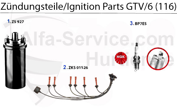 Zündungsteile GTV/6 (116)
