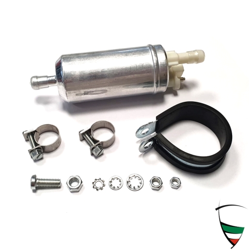 Elektrische Benzinpumpe Magneti Marelli,8 mm Anschluss, 0,2 bar 95 l/h, 12V Elektrische Benzinpumpe Magneti Marelli,8 mm Anschluss, 0,2 bar 95 l/h, 12V