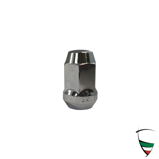 WHEEL NUT-CHROMED ALUMINIUM RIM- ONLY LEFT THREAD