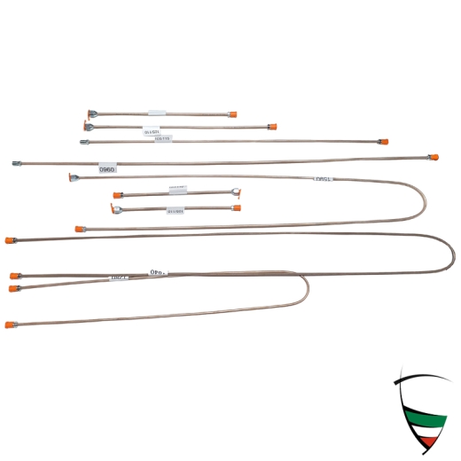 BRAKE LINE KIT SPIDER, BERTONE HANGING PEDALS COPPER/NICKEL