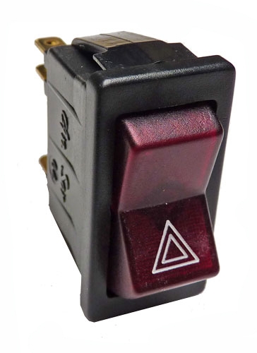 Warnblinkschalter eckig Spider, GTV/6 (116) Warnblinkschalter eckig Spider, GTV/6 (116)