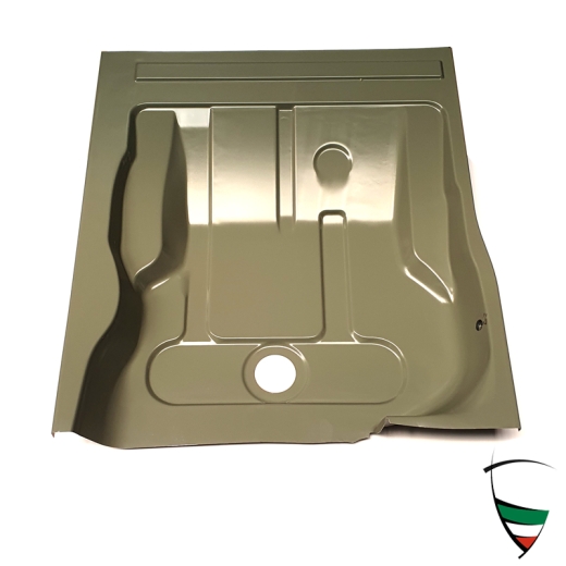 Bodenblech hinten links GT 3. Serie (4 Sitzschrauben) GT Junior ab Bj. 06/1974, 1750 GTV ab FGstNr. 1375001, 2000 GTV