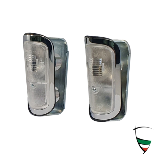 Blinker Kantenhaube vorne links + rechts weiß-weiß