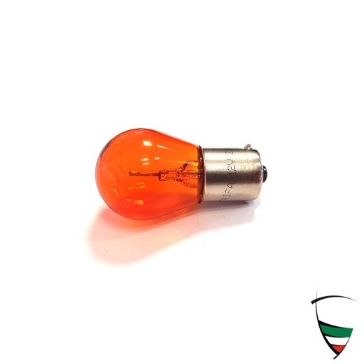 Glühbirne 12V/21W orange für Blinker m.Weißem Glas