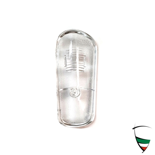 vetro indicatore sinistro bianco/bianco scalino