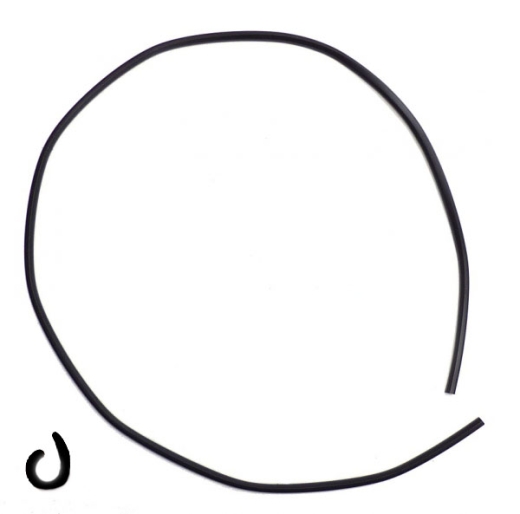 Keder unter Zierleisten GT, 90cm, muss für Ausstellfenster gekürzt werden