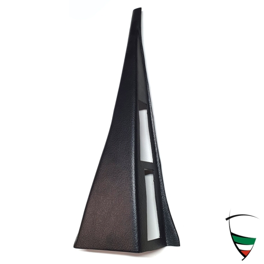 B-Säulenverkleidung links Spider 1983-93 Kunststoff schwarz genarbt, zwei Öffnungen