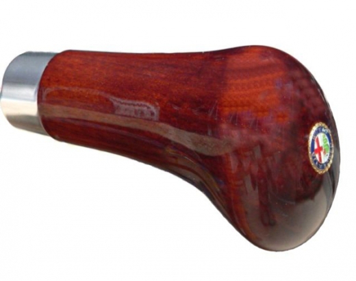 pomo palanca velocidades madera (con emblema alfa)