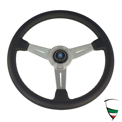 volant en cuir Nardi noir 365mm sans certificat controle technique