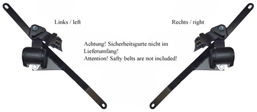 Befestigungssatz Sicherheitsgurte Spider ( Nachrüstung ) Befestigungssatz Sicherheitsgurte Spider ( Nachrüstung )