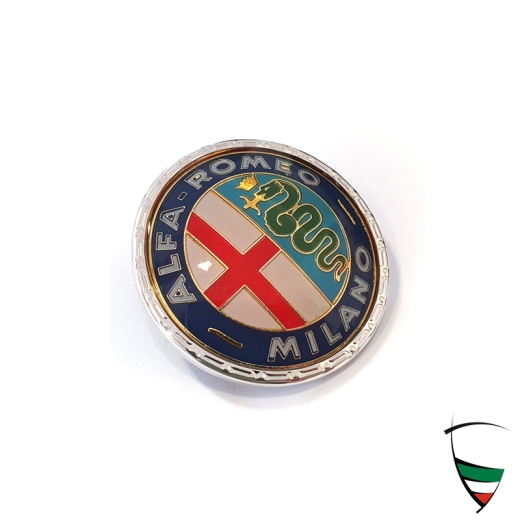 Alfa Romeo Emblem MILANO, Kunststoff 55 mm, Steckbefestigung