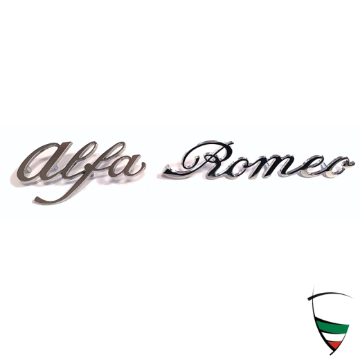 monograma Alfa Romeo (2 partes) Giulia hasta 72, Spider 66-69